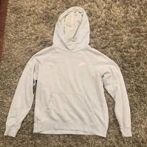 Baby blue Nike hoodie